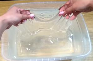 Cómo hacer slime transparente