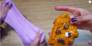 Slime de chiclet con bórax